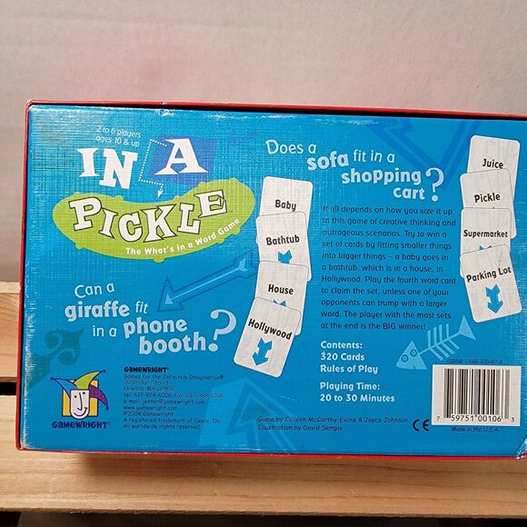 In A Pickle: The What's In A Word Game - Picture 5 of 5